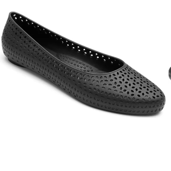 Okabashi Shoes Okabashi Samantha Waterproof Flat Black Shoes Size 1